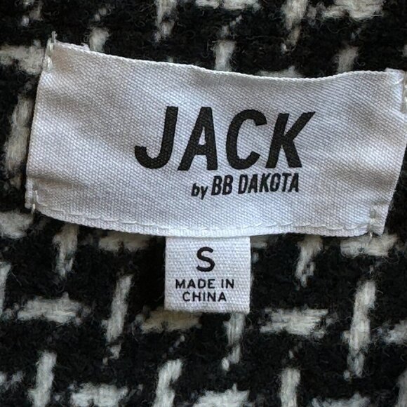 Jack by BB Dakota Ilora Wool Blend Hooded Jacket Oversized Welt Pockets Small - Picture 7 of 9